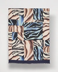 Zebra Zing Oblong Scarf