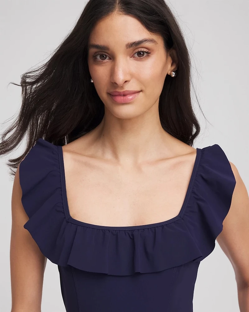 Gottex Tutti Frutti Square Neck Swim Dress