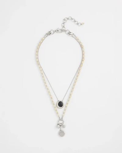 Short Double Strand Pendant