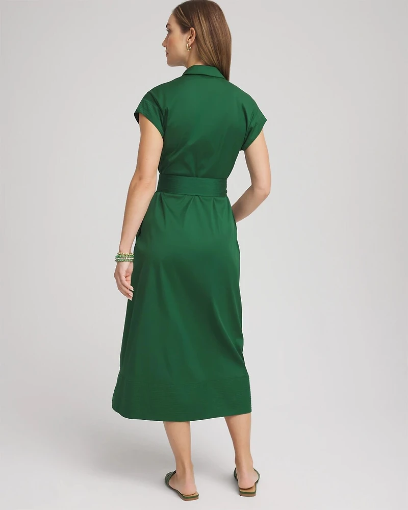 Poplin Midi Shirtdress