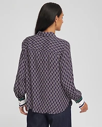 Faux Silk Twill Shirt