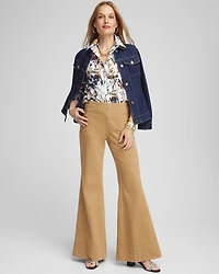 No Iron™ Autumn Print Shirt