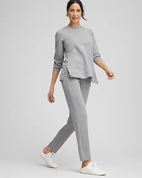 Zenergy® Scuba Heathered Tapered Ankle Pants