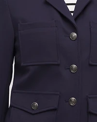 Ponte Cropped Jacket