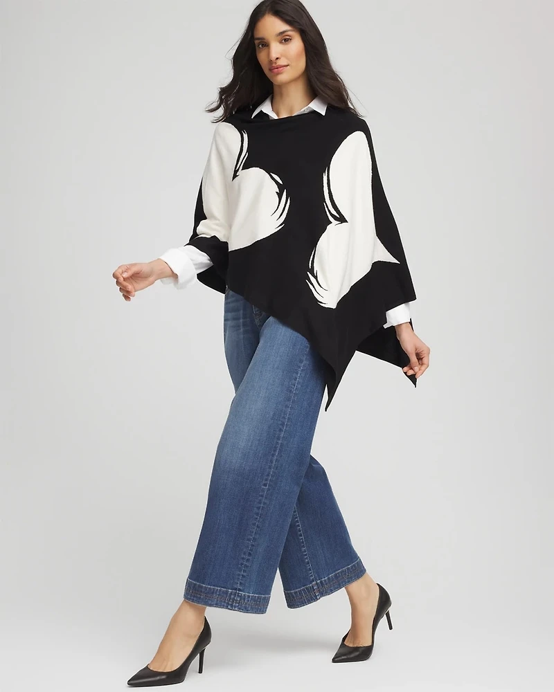 Love Brush Convertible Sweater Poncho