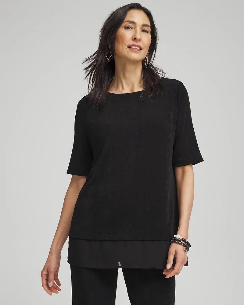 Travelers™ Chiffon Hem Top