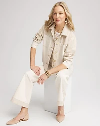 Colorblock Jean Jacket