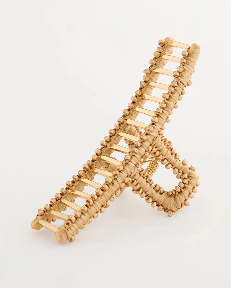 Raffia Hair Clip