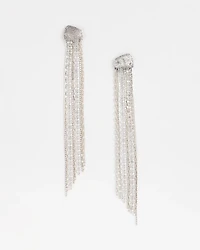 No Droop® Silver-Tone Jellyfish Earrings