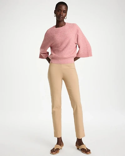 Brigitte™ Slim Button Hem Pants