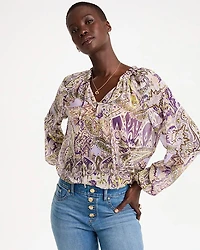 Paisley Amore Georgette Blouse