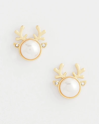 Reindeer Stud Earrings