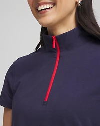 Zenergy® UPF Knit Half-Zip Dress