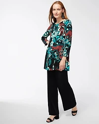 Petite Travelers Wide Leg Pocket Pants