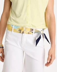 Striped Skinny Scarf