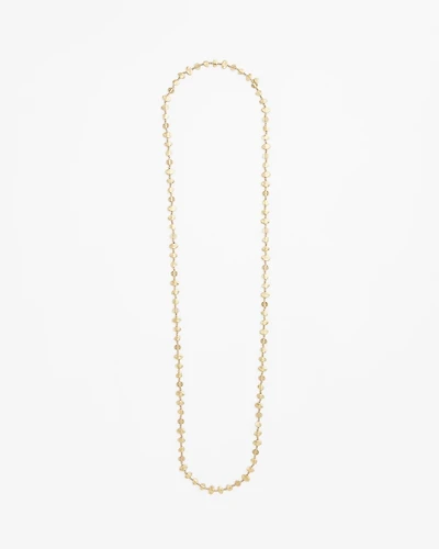 Gold Nugget Single Strand Necklace
