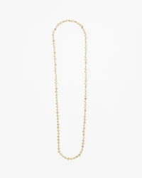 Gold Nugget Single Strand Necklace
