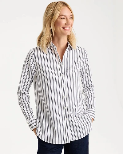 No Iron™ Stretch Striped Shirt