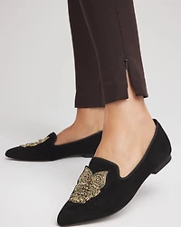 Juliet Slim Zip-Ankle Leggings