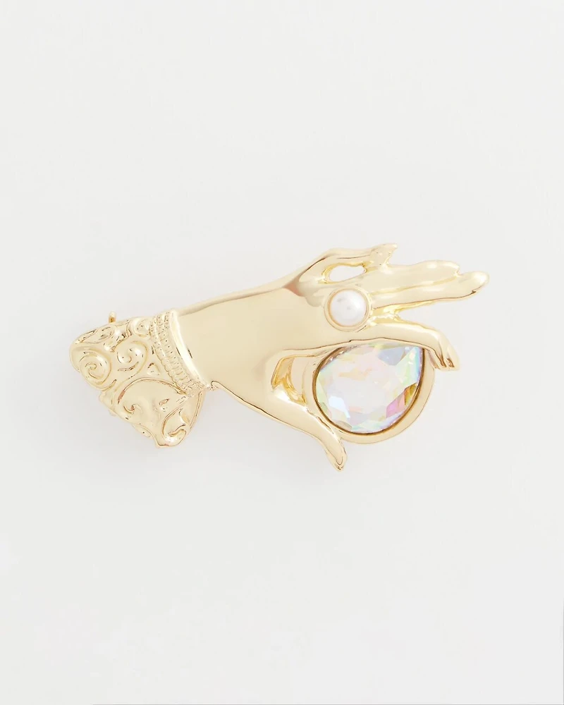 Fortune Teller Gem Brooch