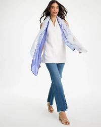 Ombre Burnout Oblong Scarf