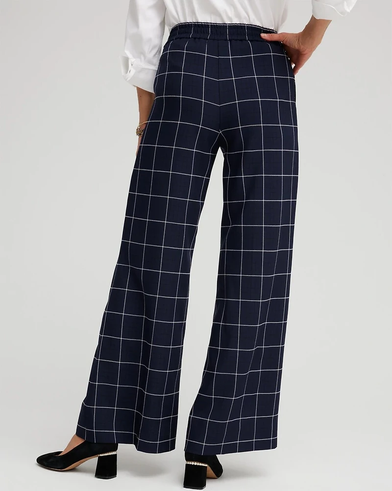 Jacquard Flare Trousers