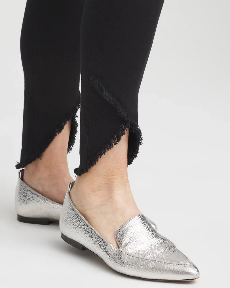 Tulip Hem Pull-On Ankle Jeggings