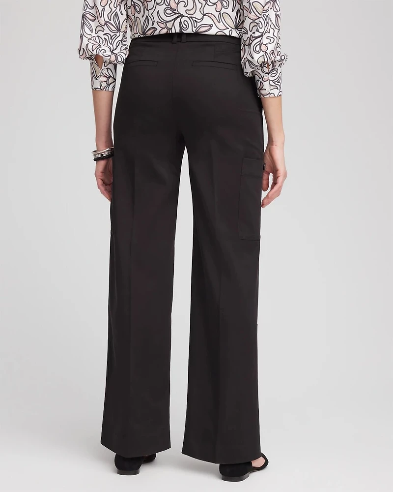 Sateen Cargo Pants