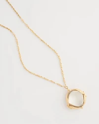 Butterfly Wing Monocle Necklace