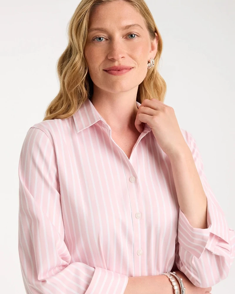 No Iron™ Stretch Striped Shirt