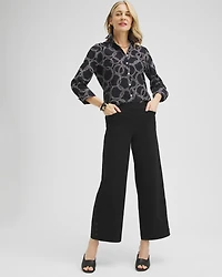 Brigitte Grommet Wide Leg Pants