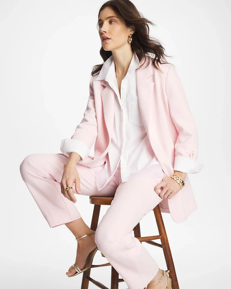 Poplin Organza Collared Shirt