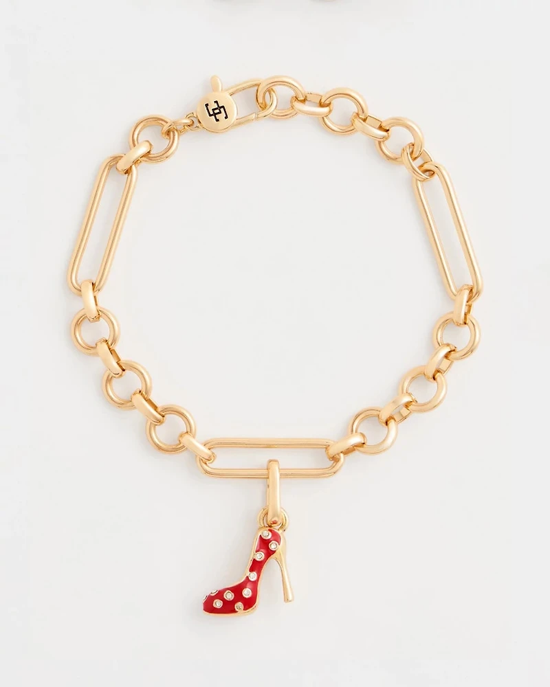 Red High Heel Charm