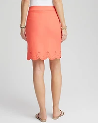 Brigitte™ Eyelet Scalloped Hem Skort