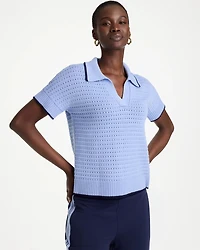 Zenergy® Luxe Pointelle Sweater