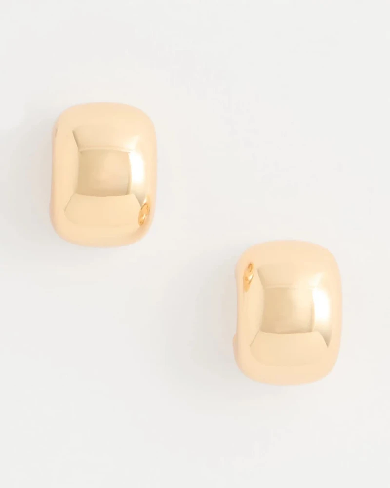 Goldtone Mini Hoop Earrings
