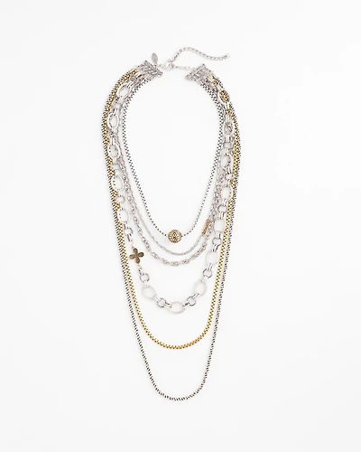Mixed Metal Convertible Necklace