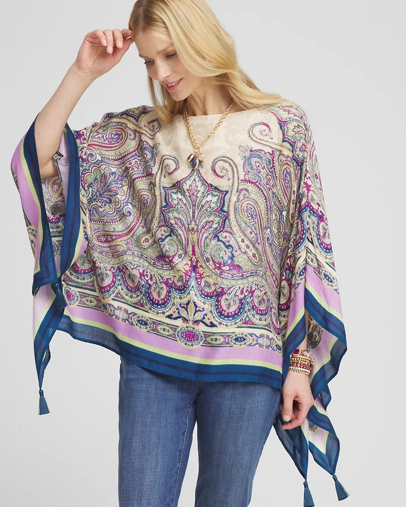 Printed Poncho