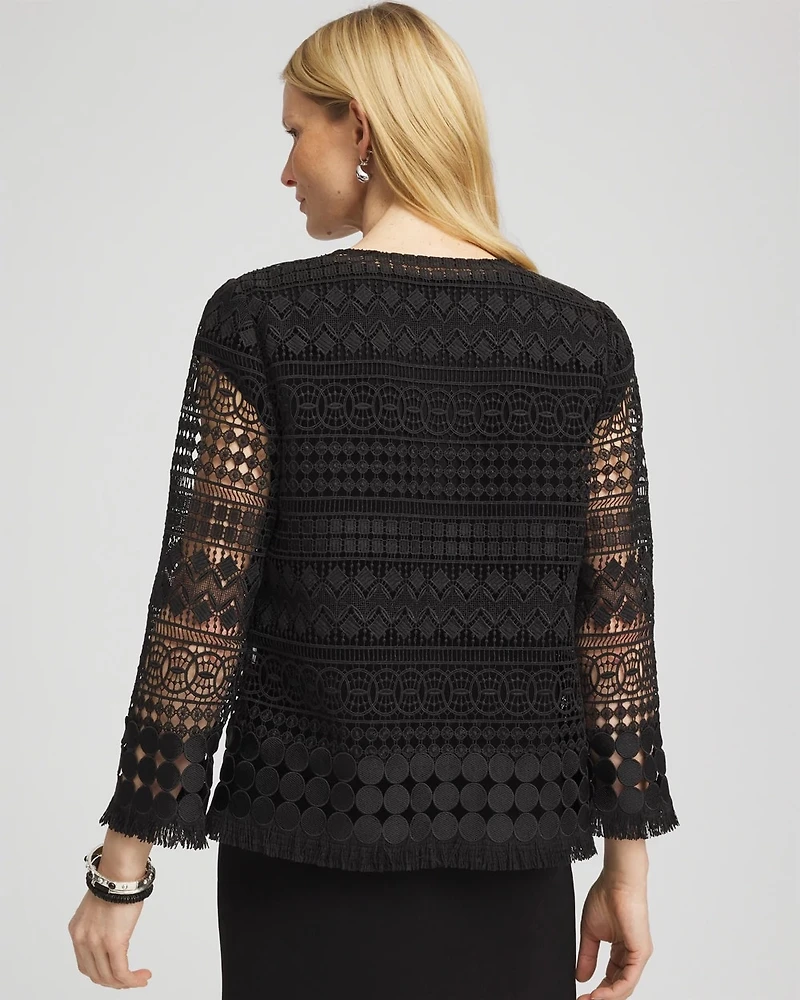 Travelers™ Lace Fringe Jacket