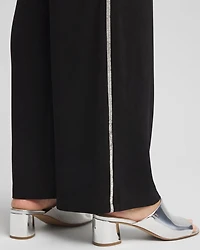 Petite Travelers™ Diamond Wide Leg Pant