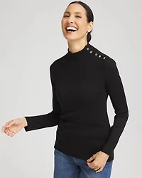 Ecovero™ Mockneck Sweater