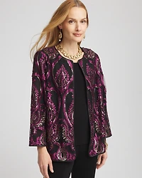Travelers™ Collection Mesh Embroidered Jacket
