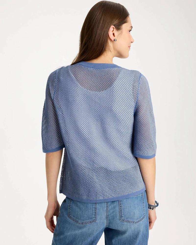 Mesh Lady Jacket Cardigan