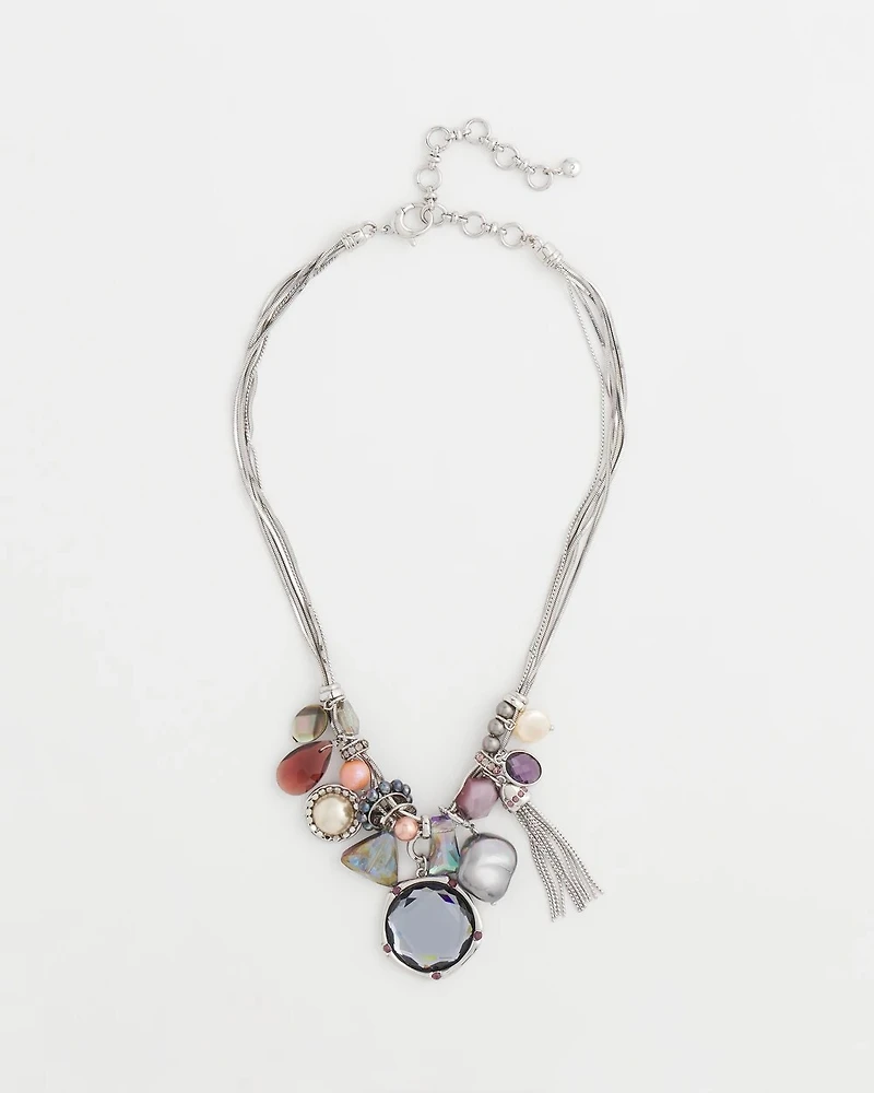 Short Aurora Charm Necklace