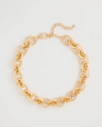 Mariner Goldtone Link Necklace