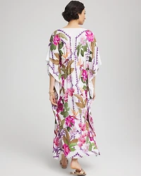 Island Cinch-Waist Kaftan Dress