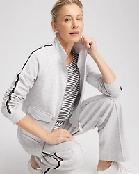 Zenergy® Double-Knit Lattice Trim Jacket