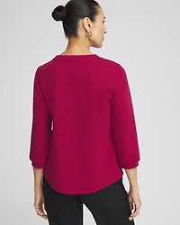Zenergy® Textured Pullover Top