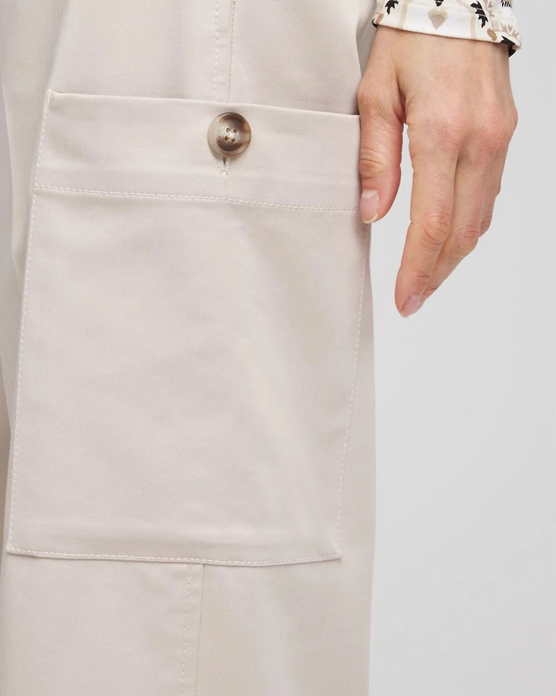 Sateen Cargo Pants