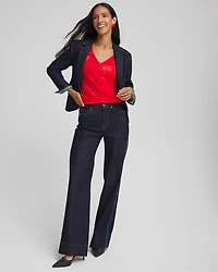 Embellished Heart V-Neck Tee